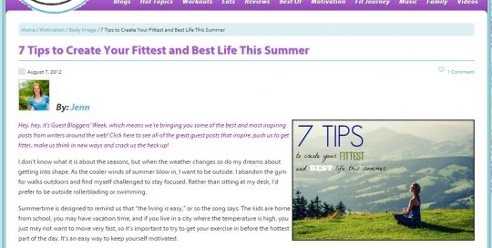 7 Tips to Create Your Fittest and Best Life This Summer - Fit Bottomed Girls