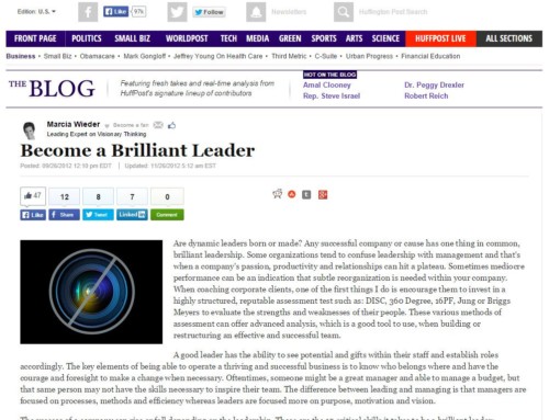 Become a Brilliant LeaderHuffington Post Business