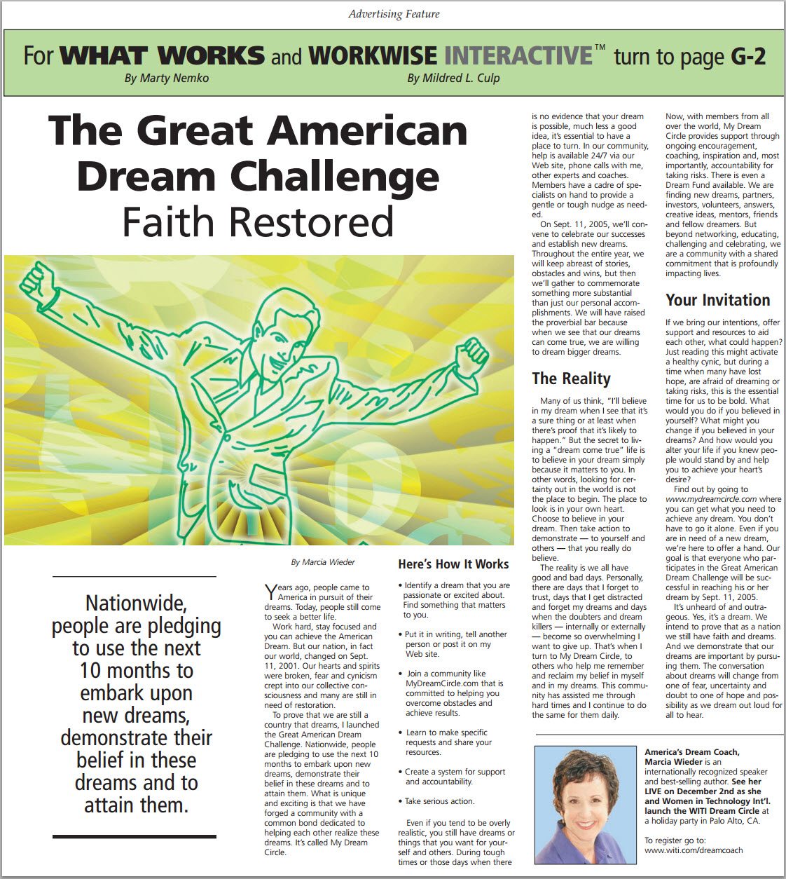 The Great American Dream Challenge - Faith Restored - SF Chronicle