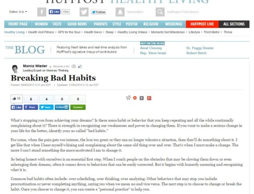 Breaking Bad HabitsHuffington Post Healthy Living